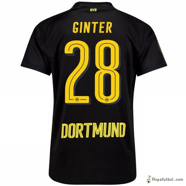 Camiseta Borussia Dortmund Replica Segunda Ropa Ginter 2017/18